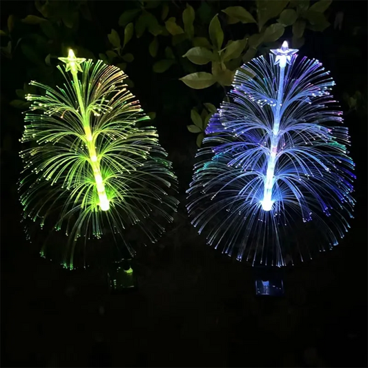 🌟Seven Colors Gradient Solar Christmas Tree Lights