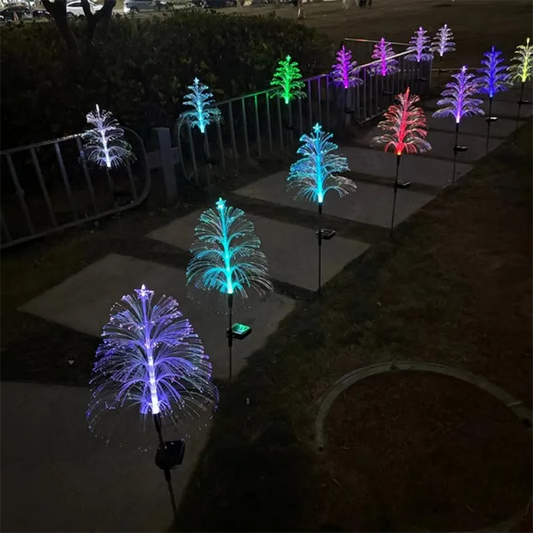 🌟Seven Colors Gradient Solar Christmas Tree Lights