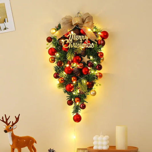 🎄Christmas front door hanging wreath door hanging wall hanging