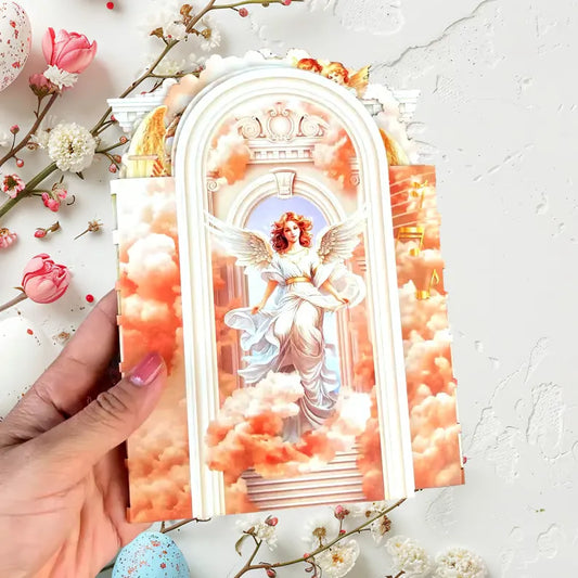 🎄Handcrafted 3D Nativity Scene Christmas Scene Greeting Card